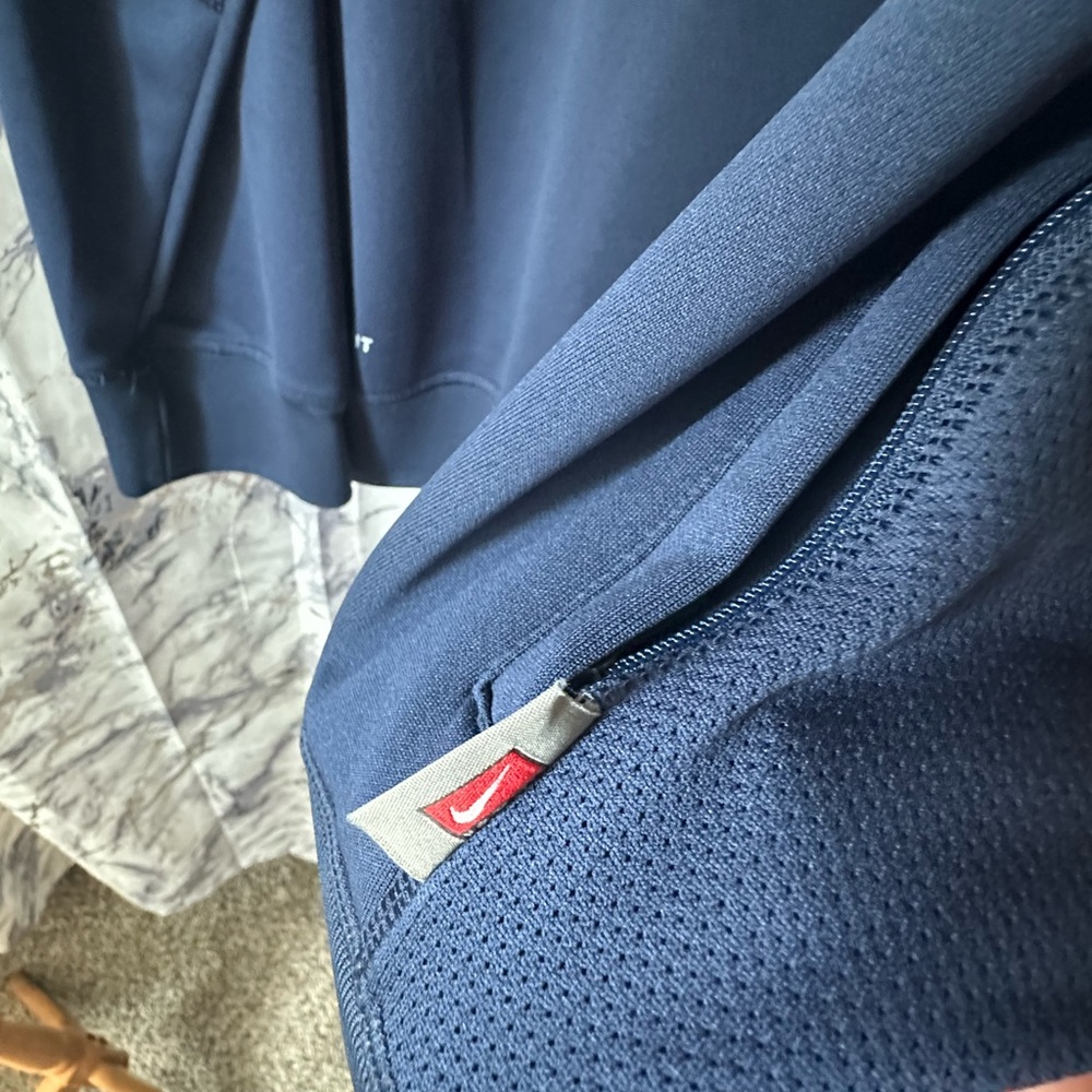 Nike Men's Illini Navy and Orange Jacket - Picture 5 of 5